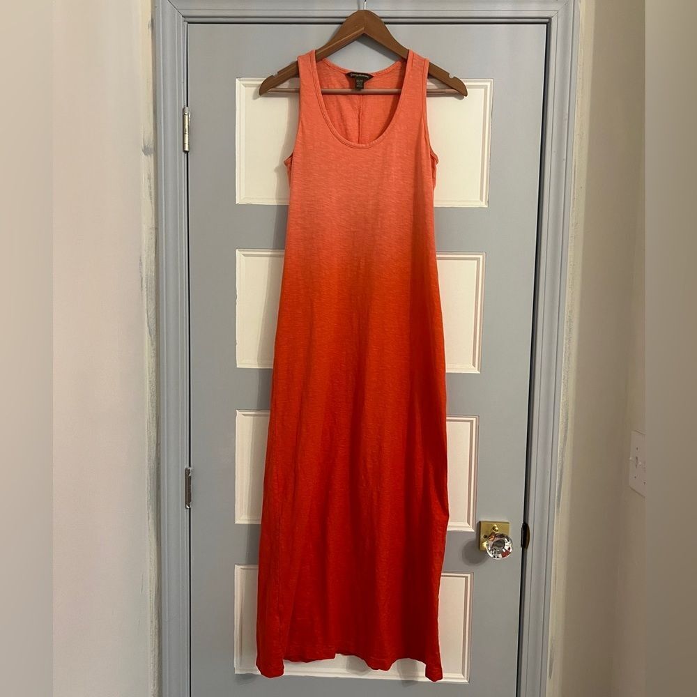 Tommy Bahama Coral Red Ombre Maxi Dress XS
